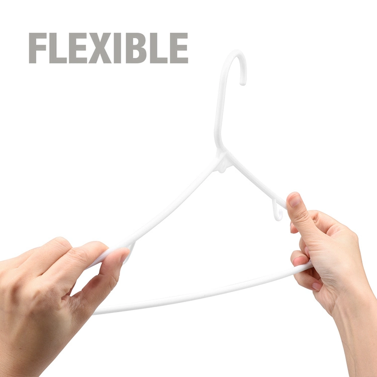 Th001 Laundry Plastic Tubular Clothes Clothing Garment Hanger (TH001)