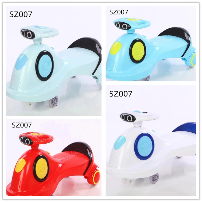 Best Quality PU Wheel Mute Baby Rolling Swing Car with Music and Light for Children