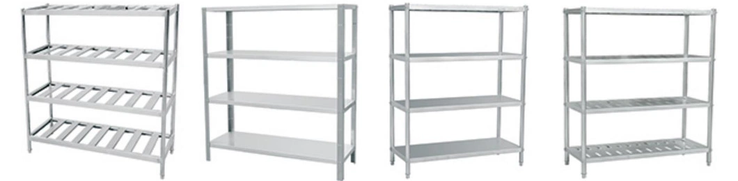 Commercial Catering Equipment Stainless Steel Kitchen Rack Shelf with Punched Holes for Hotel and Restaurant Supplies for Food Storage