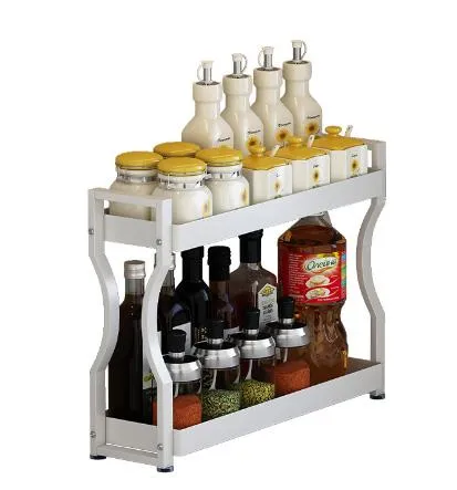 Spice Holder Scroll Rack Supporter Bathroom Kitchen Hardware 