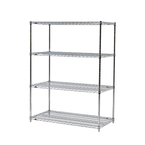 Wlt C26 Heavy Duty Chrome Steel Storage Wire Rack Kitchen Shelving 