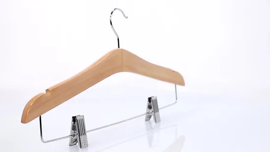 2018 Fashion White Wooden Clothes Hanger for Suit (GLWC301) 