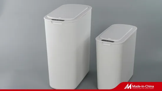 25L Smart Narrow Rechargeable Automatic Infrared Sensor Opening Lid Intelligent Freeing Hands Trash Can 