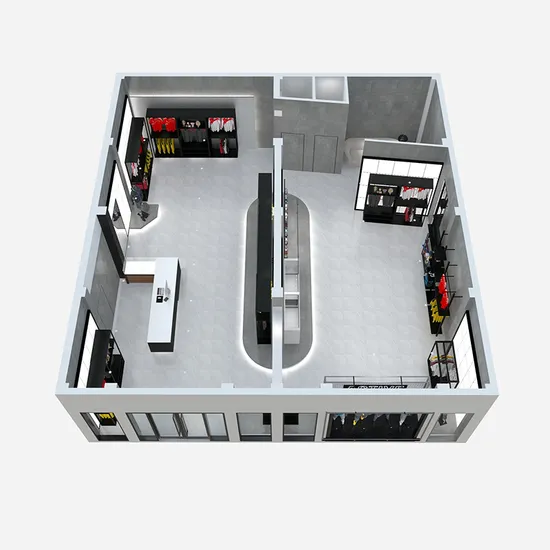 Shop Design Metal Golden Color Dessert Table Top Display Set Racks Shoes Store Shop Design 