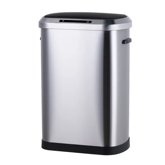 Stainless Steel Automatic Waste Dustbin Sensor Bins Smart Garbage Trash Can 