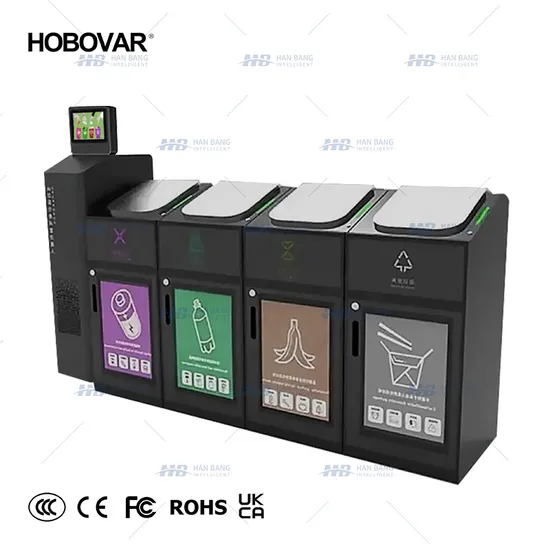 Smart Outdoor Trash Can Aluminum Frame Motion Sensor Automatic Lid for Convenience 