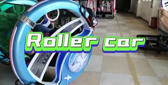 High Quality Factory Wholesale 360 Degree Rotation Happy Double Players Rolling Car for Amusement Park 