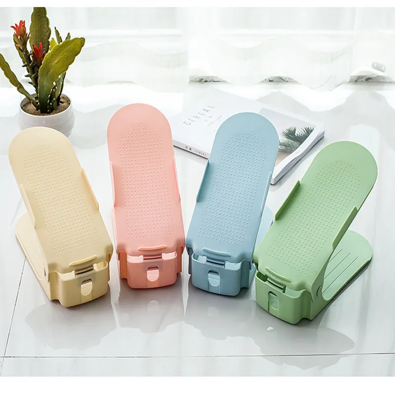 Adjustable Shoe Organizer Footwear Support Slot Space Saving Multi