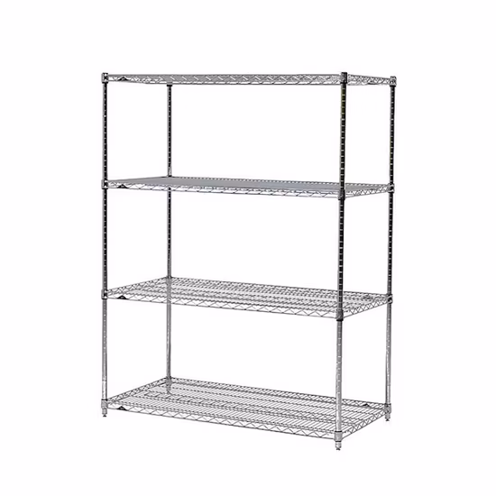 Wlt C26 Heavy Duty Chrome Steel Storage Wire Rack Kitchen Shelving