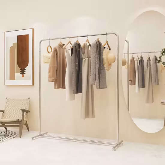 Bedroom Metal Display Coat Rack