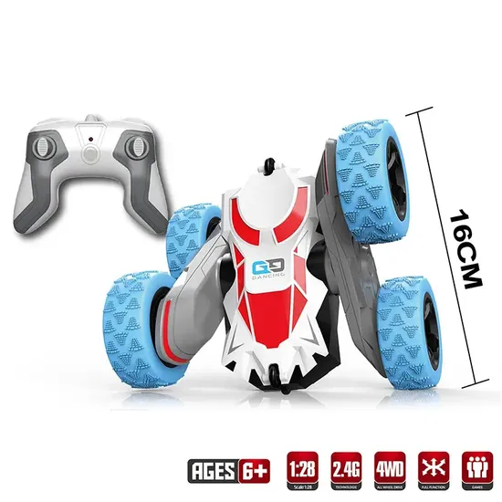 1: 28 Remote Control Vehicle DIY Assembly and Splicing Rotating Rolling Acrobatic 360 Degree Rotating Tumbling Twisting Double