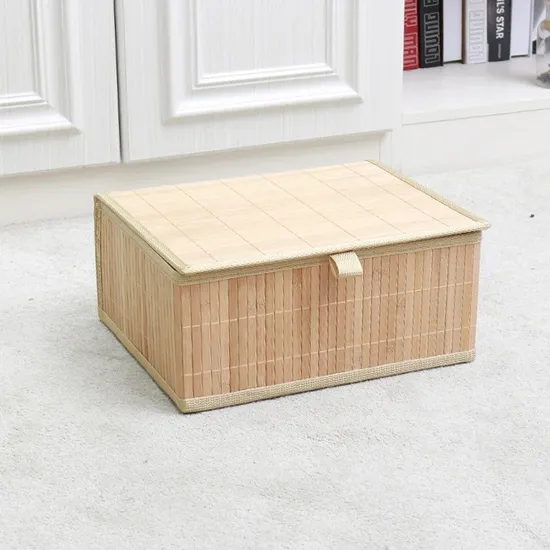 Clothes Parcel Bamboo Large Clothes Basket Bucket Cloth Box Bamboo Storage Basket 