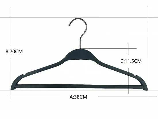 Fashion Man Coat Hanger with Metal Hook for Display (43cm) 