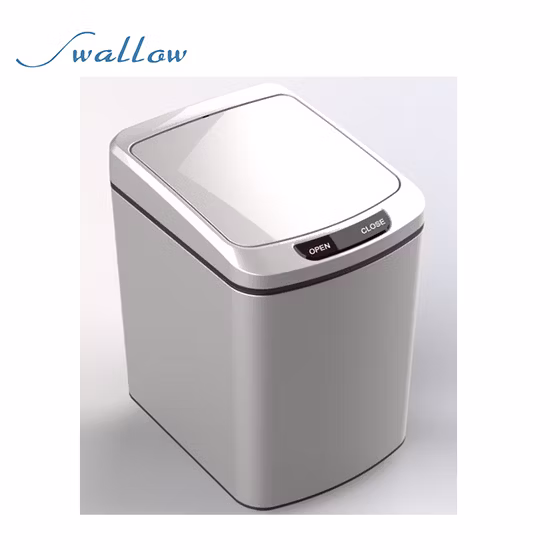 Intelligent Induction Trash Can for Kitchen Bathroom Infrared Motion Sensor