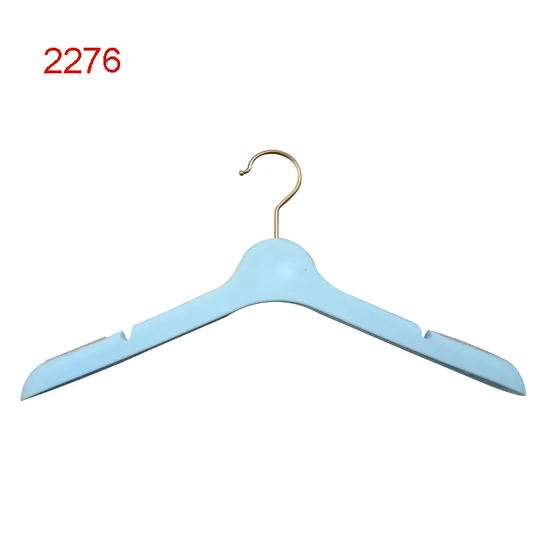 Manufature in China Hot Sale Black No Slip Female Custom Plastic Dress Hangers